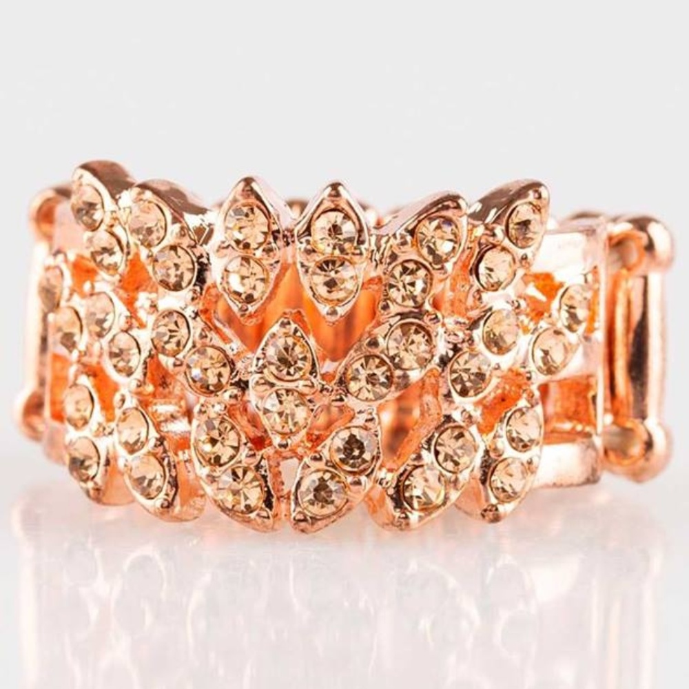 Wine and Vine Copper Ring